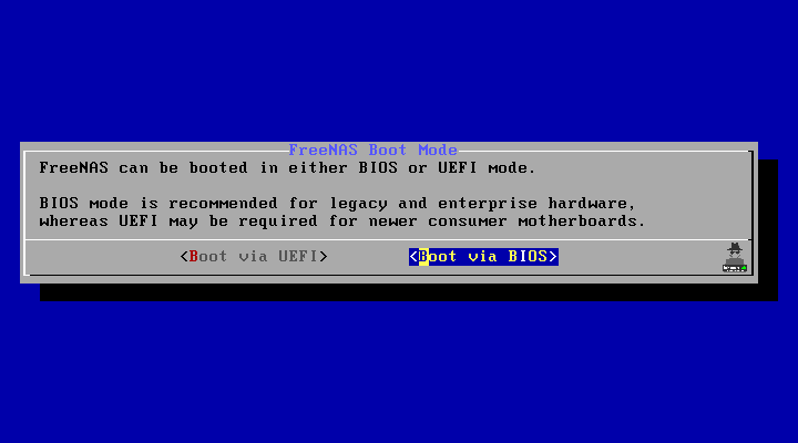 Step 7 - Pilih Boot Mode